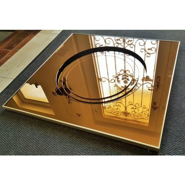 Italian Bronze Mirror by Giannoli, 1960s For Sale - Image 10 of 18