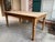1960s Vintage English Pine Farmhouse Dining Table Refectory Country Kitchen Island For Sale - Image 5 of 18