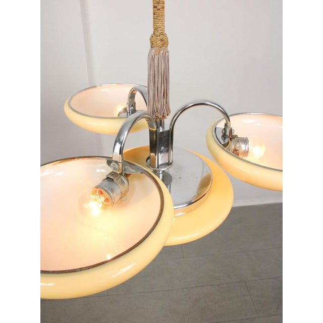 Large Art Deco Cluster Chandelier, 1930s For Sale - Image 14 of 16