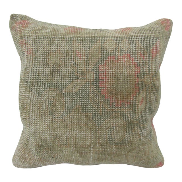 Turkish Faded Decorative Pillow Cover For Sale