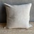 Linen Vintage Rug Pillow Cover With Original Seams For Sale - Image 8 of 8