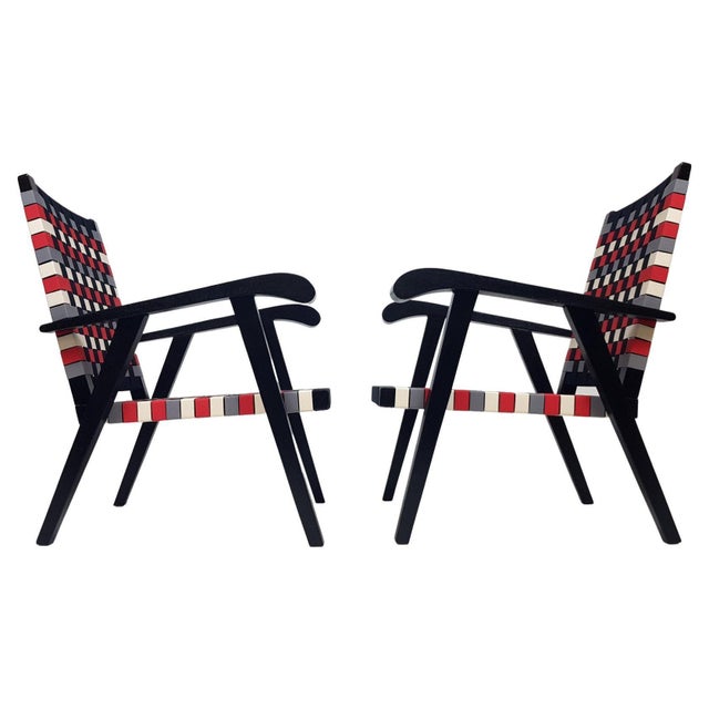 Set of Mid-Century Modernist Armchairs, 1950s For Sale - Image 11 of 14