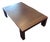 Italian Modern Low Coffee Table in Dark Oak (C. Early 2000s) For Sale