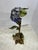 Early 21st Century Jay Strongwater Large Handcrafted Periwinkle Blossom Nori Hydrangea Objet With Swarovski Crystals For Sale - Image 5 of 7