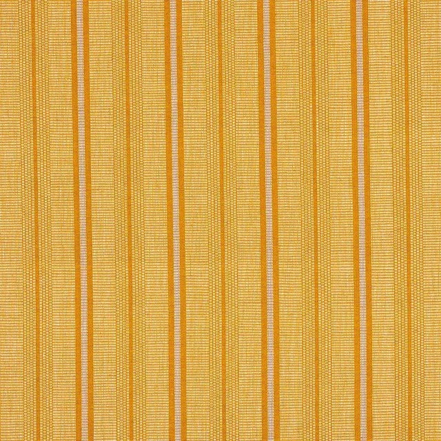 Sample - Schumacher X A Rum Fellow Panan Hand Woven Stripe Fabric in Mostaza For Sale