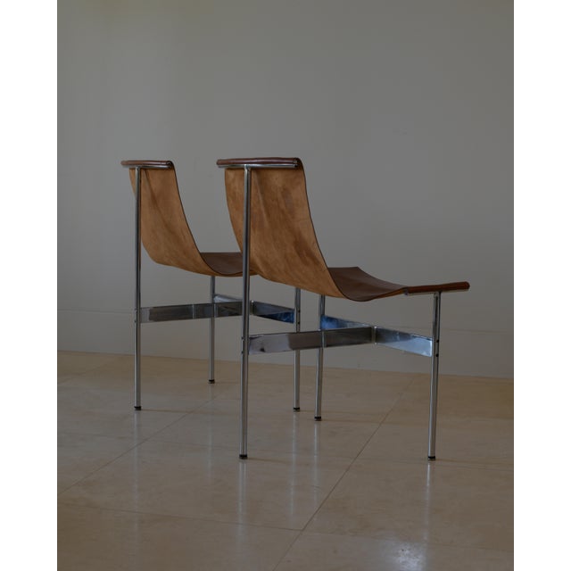 Katavolos, Littel, & Kelly 1950s Katavalos, Littell, and Kelly - T-Chairs by Laverne International Usa For Sale - Image 4 of 8
