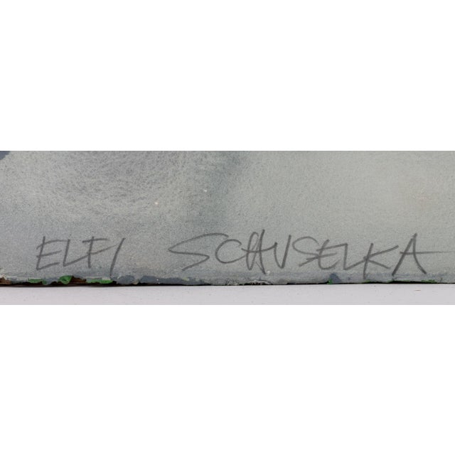 Elfi Schuselka "Left + Right" Diptych Acrylic For Sale - Image 15 of 15