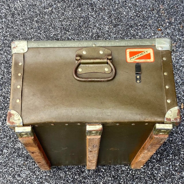 Vintage Industrial Kennett Materials Handling Receptacle Bin For Sale - Image 4 of 13