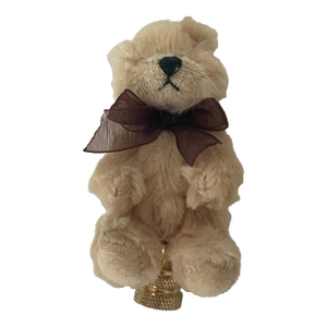 1960s Mini Teddy Bear Lamp Finial