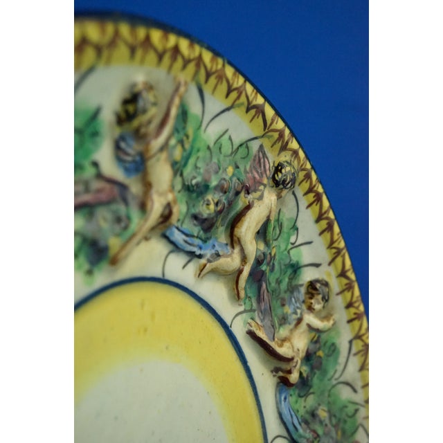 Ceramic Plates from F.A.C.I, Italy, 1930s, Set of 2 For Sale - Image 12 of 17