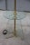 - Floor lamp with small tabletop - Brass details - Engraved glass European Plug (up to 250V).The wiring of this item may...
