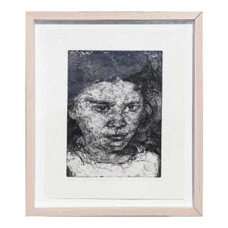 2009 Black and White Figurative Print of a Woman 9/20 by Beth Secor For Sale