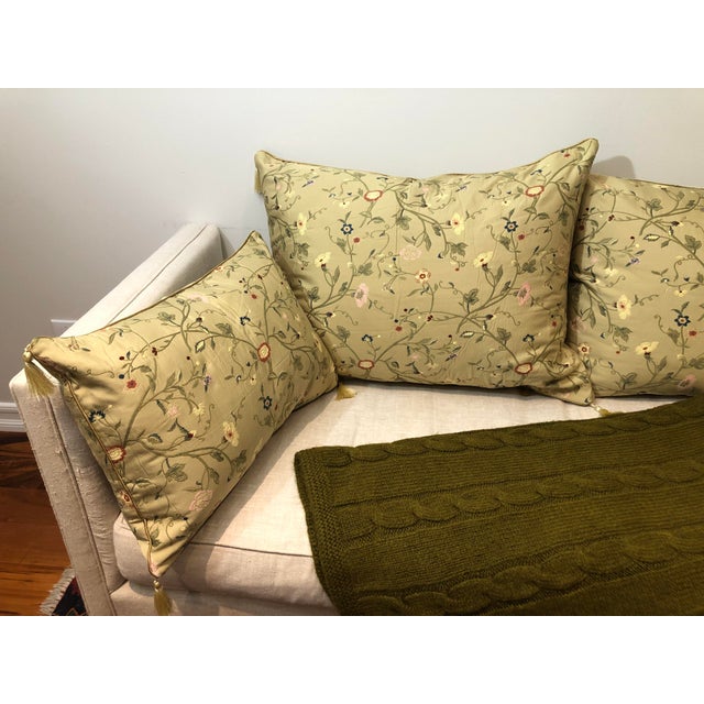 Gold Pistachio Botanical Pillow Cover 32x24 For Sale - Image 4 of 6