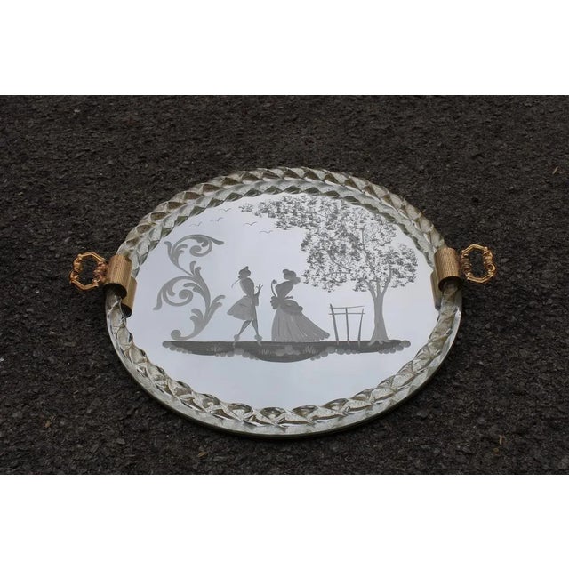 Italian Murano Glass Tray, 1950s For Sale - Image 10 of 10