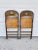 Vintage 1950s Industrial Metal Veterans of Foreign Wars Folding Chairs - Set of 2 For Sale - Image 11 of 12