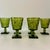 1970s Vintage Colony Glass Park Lane Green Water Goblets- Set of 6 For Sale - Image 11 of 12