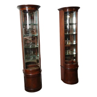 Antique Display Cabinets, 1890s, Set of 2 For Sale