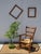 Wood and Straw Grandfather's Armchair, 1980s For Sale - Image 10 of 12