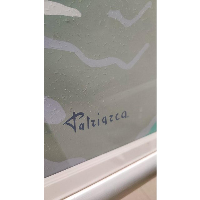 Blue Stanley Tomshinsky, Lion, 1973, Acrylic on Canvas, Framed For Sale - Image 8 of 17