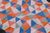 Pink Modern Abstract Geometric Flat-Weave Kilim Wool Runner by Apadana For Sale - Image 8 of 9