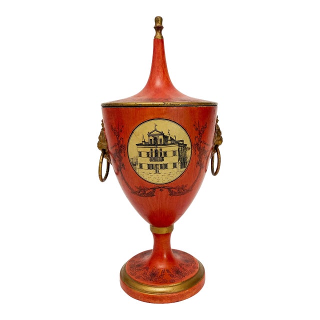 Early 19th Century Italian Tole Chestnut Urn For Sale