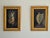 A pair of Neoclassical romantic oil painting, dancing nymphes in sheer robes, mid-1800s. Title a tergo translated: The...