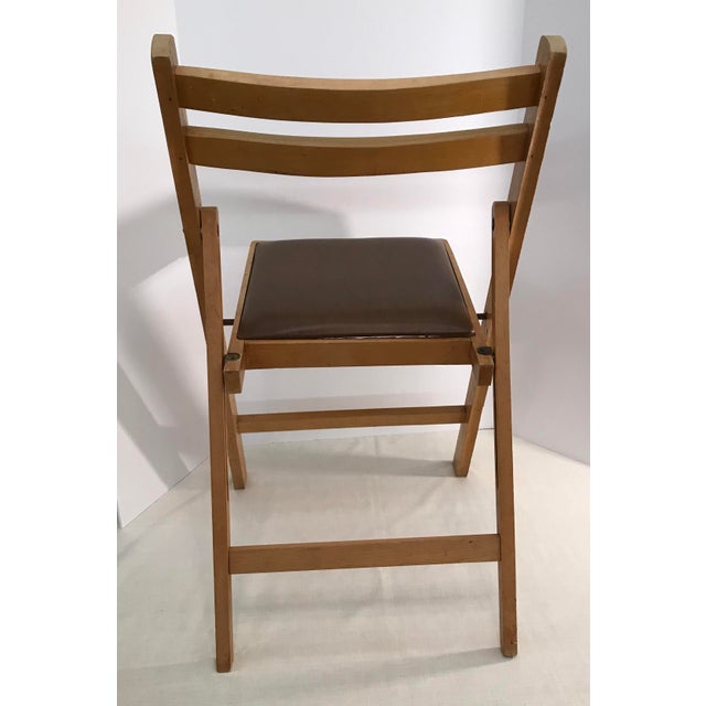 Vintage Wooden Folding Chair, Made in Romania Chairish