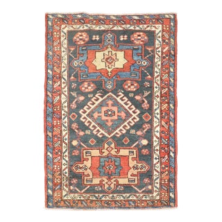 Small Antique Persian Heriz - 2'10" x 4'1" For Sale