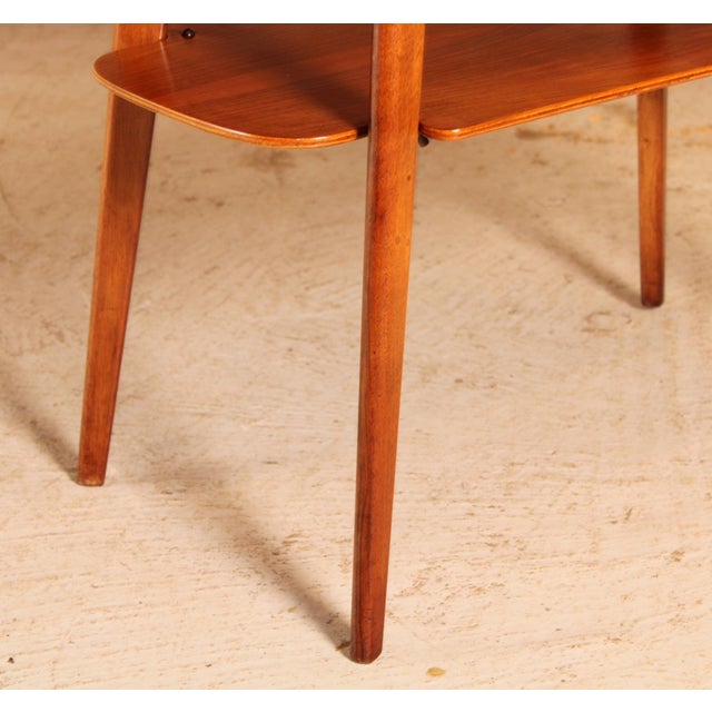 Mid-Century Modern Walnut Magazine Rack, 1960s For Sale - Image 6 of 10