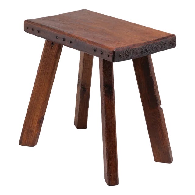 Pre-Industrial Wooden Bench or Side Table For Sale
