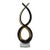 Vintage 'Mcm Murano Art Glass Twist Sculpture Abstract Love Knot Figurine For Sale