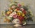 Maurice Alfred Decamps, Still Life with Spring Flowers, 20th Century, Oil on Canvas For Sale - Image 3 of 11