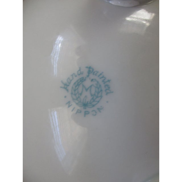 Antique Nippon Morimura Bros Hand Painted Gold Design Porcelain Biscuit Jar For Sale In Columbia, SC - Image 6 of 8