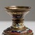Pair of 20th Century Blue Chinese Cloisonné Vases For Sale - Image 9 of 15