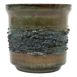 Vintage Brutalist Lava Vase from Glit HF, 1970s For Sale