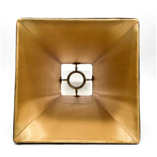 Mid 20th Century Vintage Floral Tole Table Lamp With Marble Base - Hollywood Regency, Cottagecore, Italian Style For Sale - Image 5 of 13