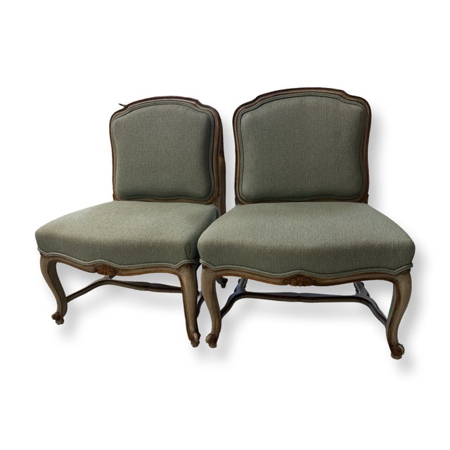Early 20th Century Antique French Louis XV Style Patinated and Gilded Wood. - A Pair For Sale - Image 5 of 8