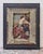 Brown Hand-Woven Tapestry with Romantic Scene in Gilded Frame For Sale - Image 8 of 10