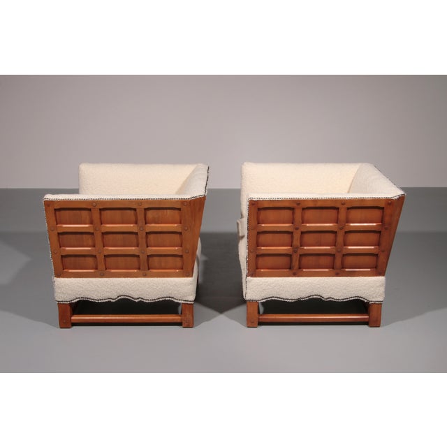 Set of Spanish Armchairs by Elias Barup for Gärsnäs, Sweden, 1930s For Sale - Image 10 of 13