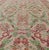Mid 20th Century Pink, Ivory, Mocha Brown and Green Floral Design Mid-Century Turkish Oushak Rug For Sale - Image 5 of 9