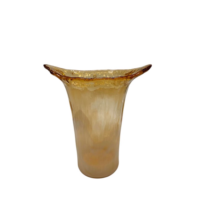 Glass Hand-Blown Murano Glass Vase from La Murrina, Italy, 1980s For Sale - Image 7 of 10
