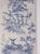 Textile A Set of Vintage-Style Blue-and-White French Chinoiserie Four-Panel Hanging scrolls.Framed. For Sale - Image 7 of 16