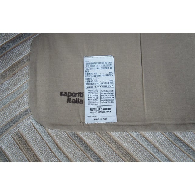 Off-white Alberto Rosselli Saporiti Italia Post Modern Confidential Sofa For Sale - Image 8 of 13