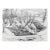 1950s Winter Landscape Mid Century Modern Drawing For Sale