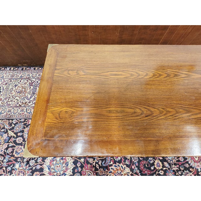 English Campaign Writing Desk For Sale - Image 12 of 16