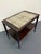 Mid-Century Modern Mid Century Rosewood and Tile Top Bar Cart For Sale - Image 3 of 6
