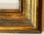 Gold Mid-Century Distressed Gold Wood Frame For Sale - Image 8 of 16