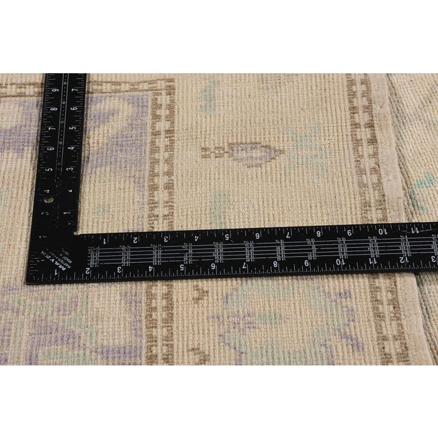Textile Vintage Turkish Oushak Rug, 05'08 X 08'07 For Sale - Image 7 of 10