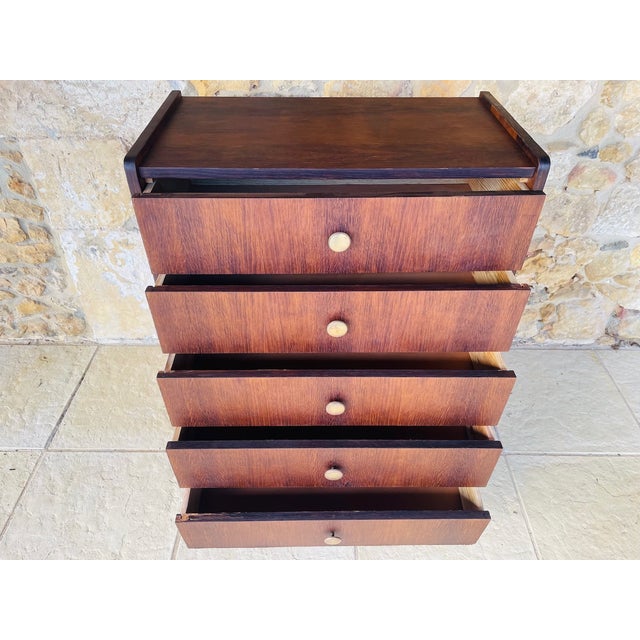 Mid-Century Oak Chest of Drawers, 1950s For Sale - Image 11 of 18
