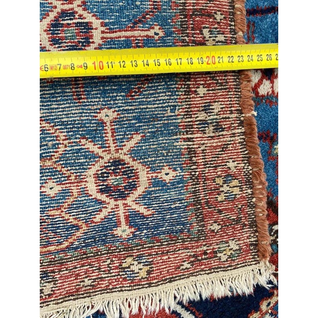 Long Antique Kurdish Rug, 1890s For Sale - Image 13 of 14